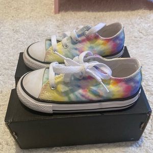 Tie dye toddler converse 8